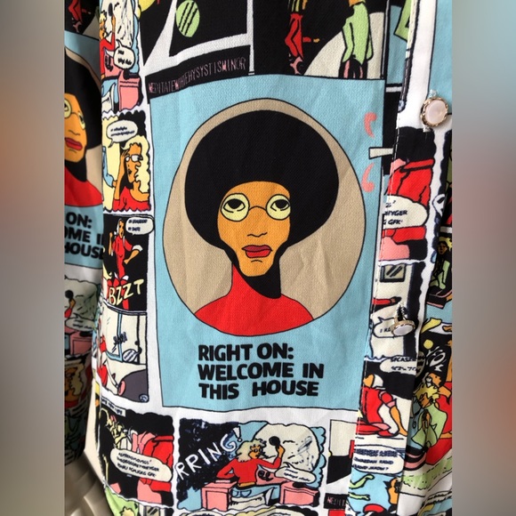 Behulastyle vintage buttoned up shirt - comics cartoon - Picture 3 of 17